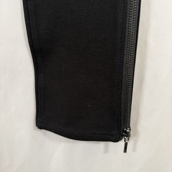 New Dittos Jeans Women's 28 Black Button ZIp Maxine Side Zip Ponte Leggings - Picture 4 of 12